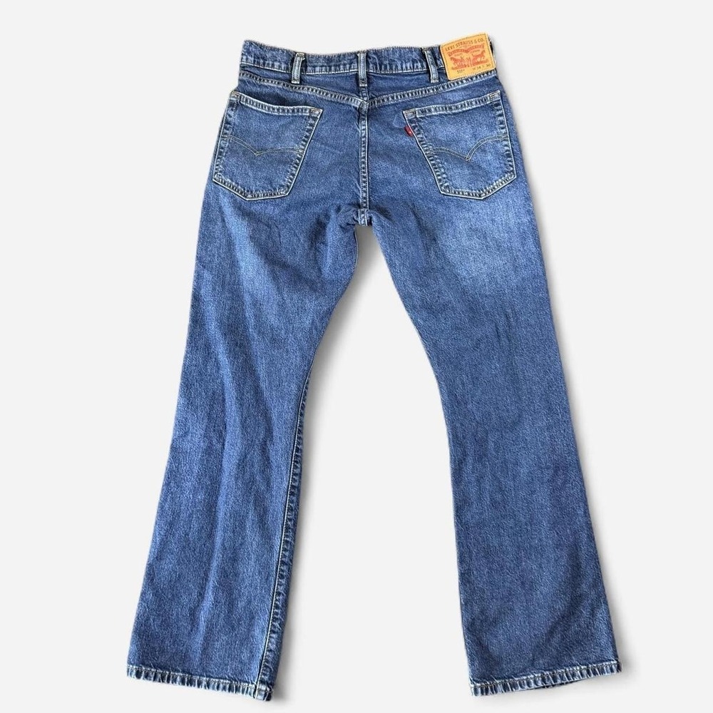 Levi's 517 Med Wash Fade Bootcut Jeans Western Cowboy Size 34x30 - Picture 3 of 7
